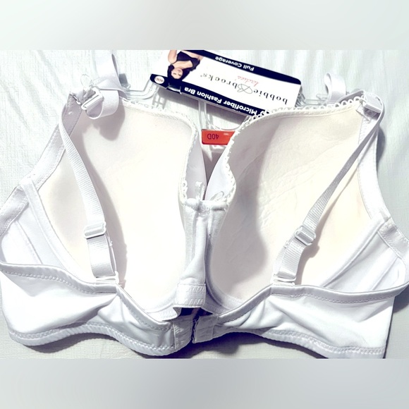 NEW Bobbie Brooks Microfiber Full Coverage T-Shirt Bra 40D White - Picture 8 of 8
